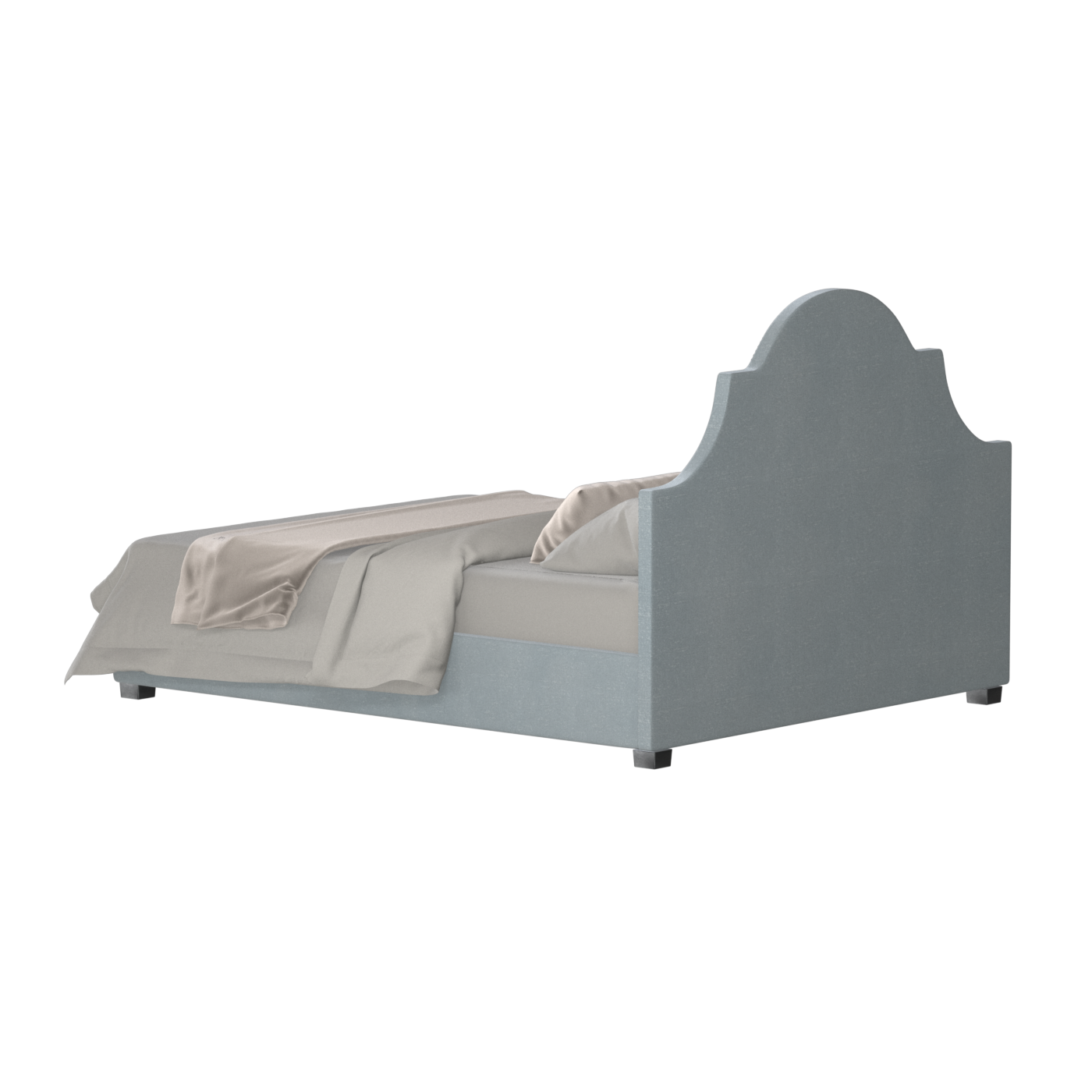 Ariana Double Bed with Elegant Headboard