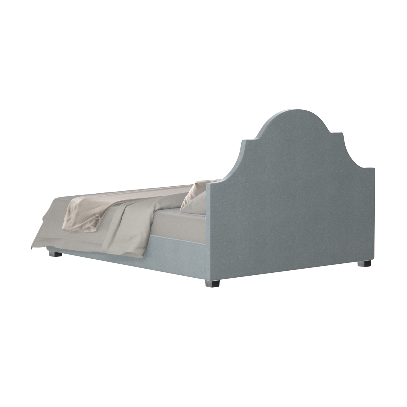 Ariana Double Bed with Elegant Headboard