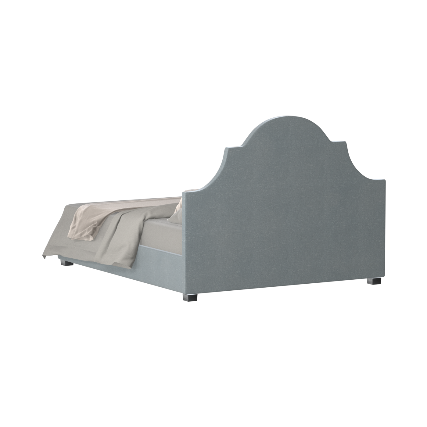 Ariana Double Bed with Elegant Headboard