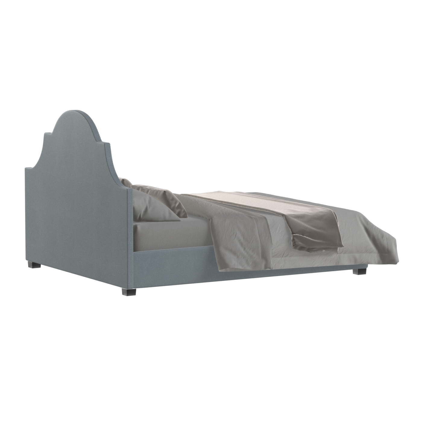 Ariana Double Bed with Elegant Headboard