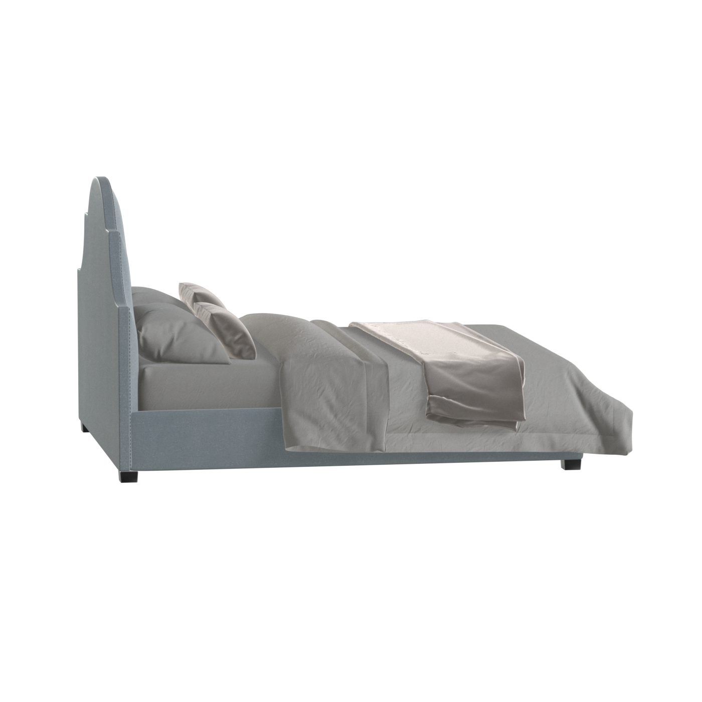 Ariana Double Bed with Elegant Headboard