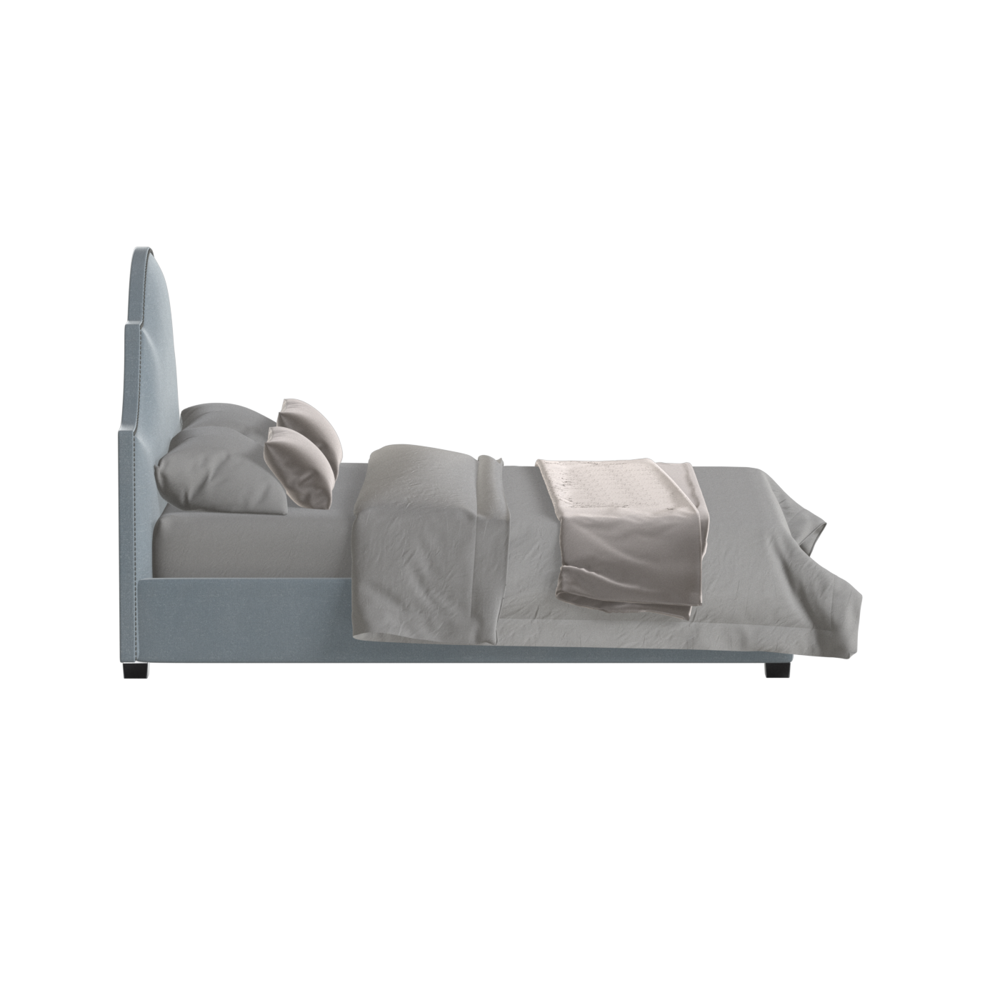 Ariana Double Bed with Elegant Headboard