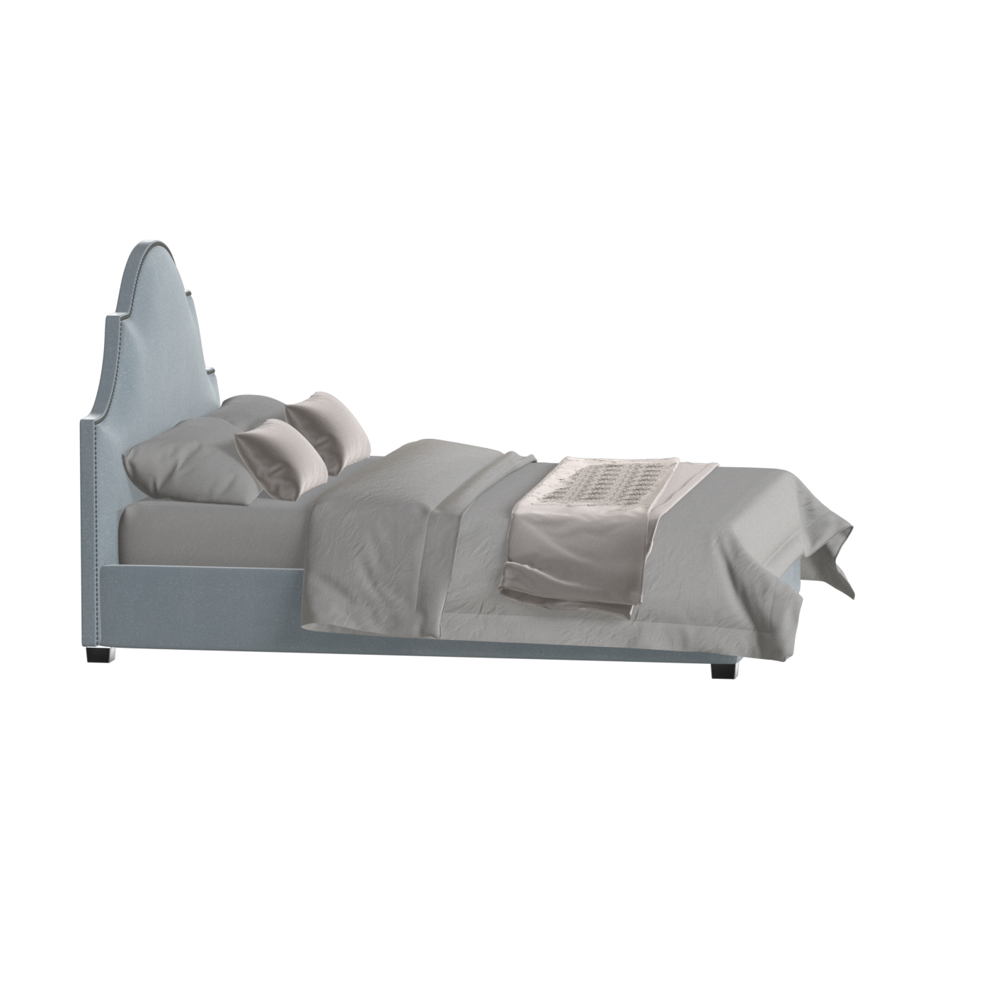 Ariana Double Bed with Elegant Headboard