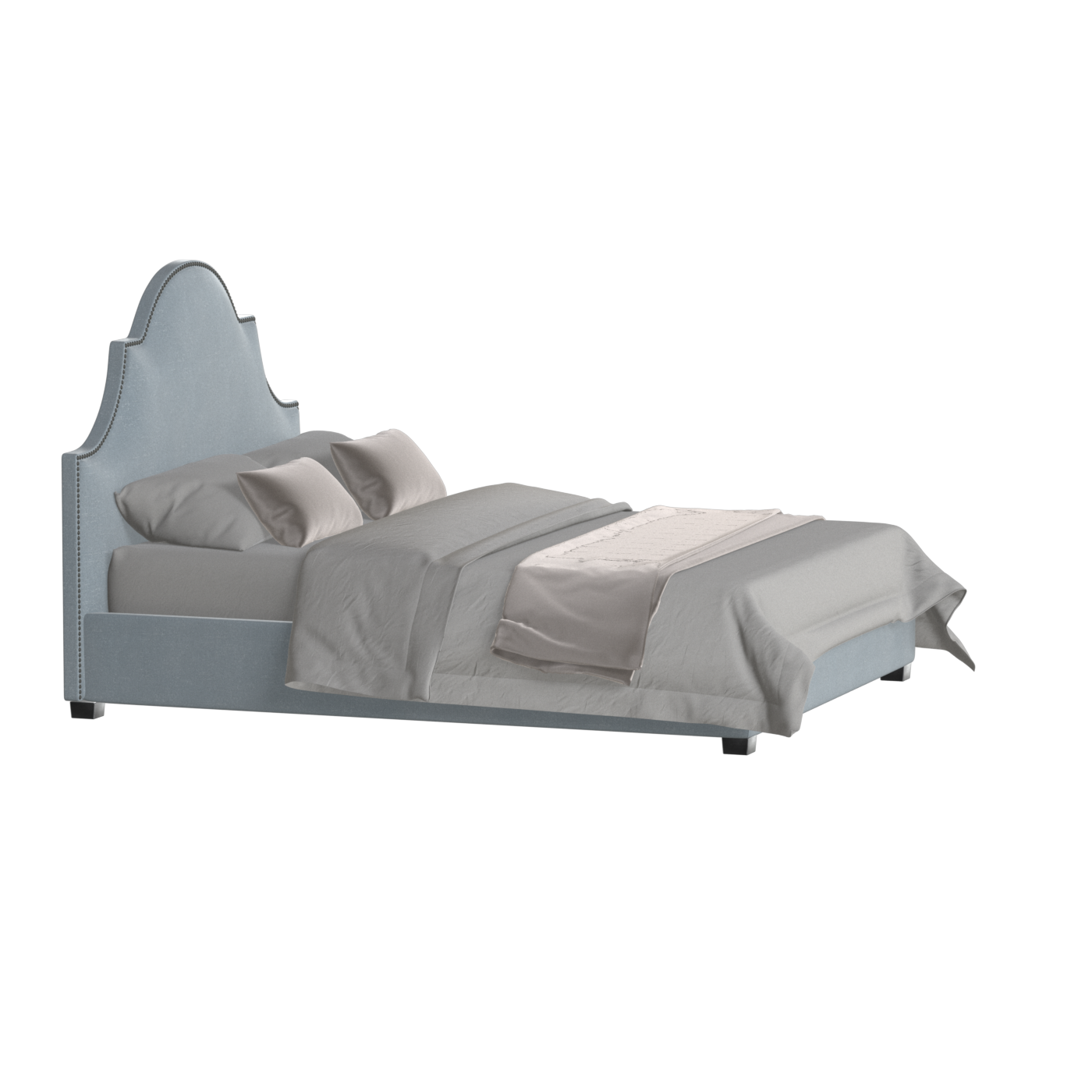 Ariana Double Bed with Elegant Headboard