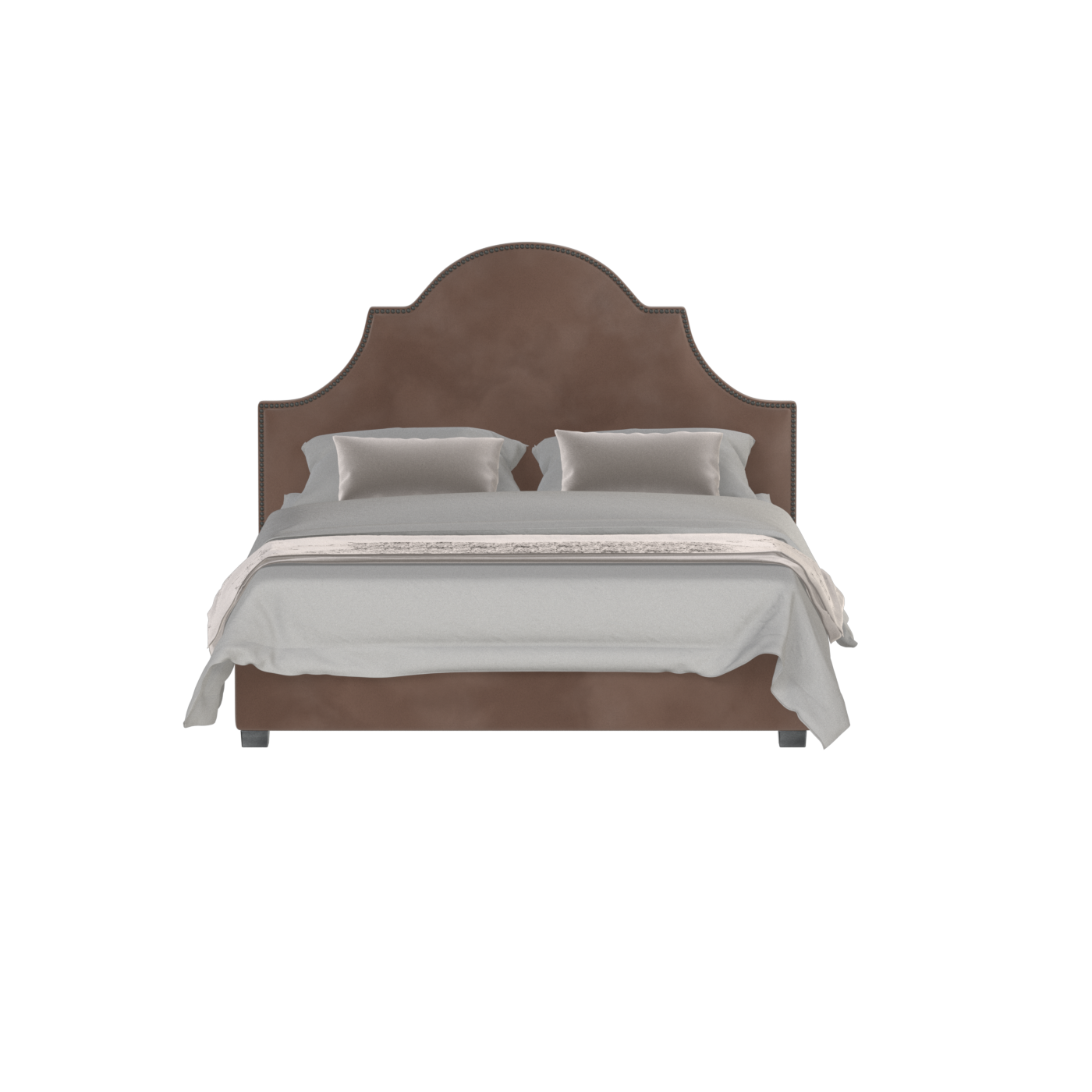 Ariana Double Bed with Elegant Headboard