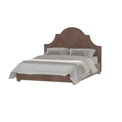Ariana Double Bed with Elegant Headboard