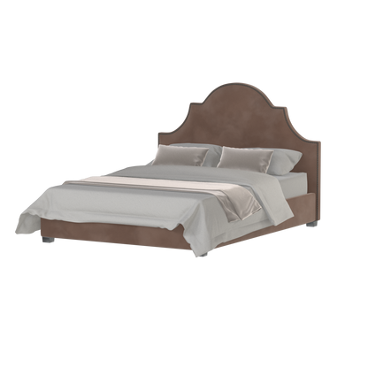 Ariana Double Bed with Elegant Headboard