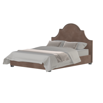 Ariana Double Bed with Elegant Headboard