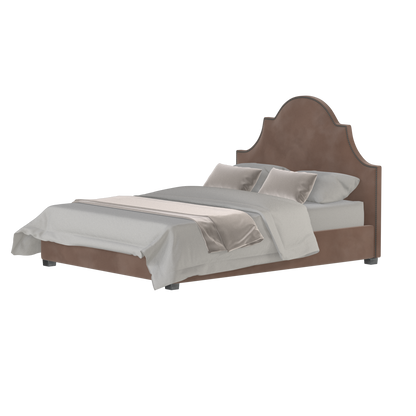 Ariana Double Bed with Elegant Headboard