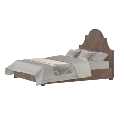 Ariana Double Bed with Elegant Headboard