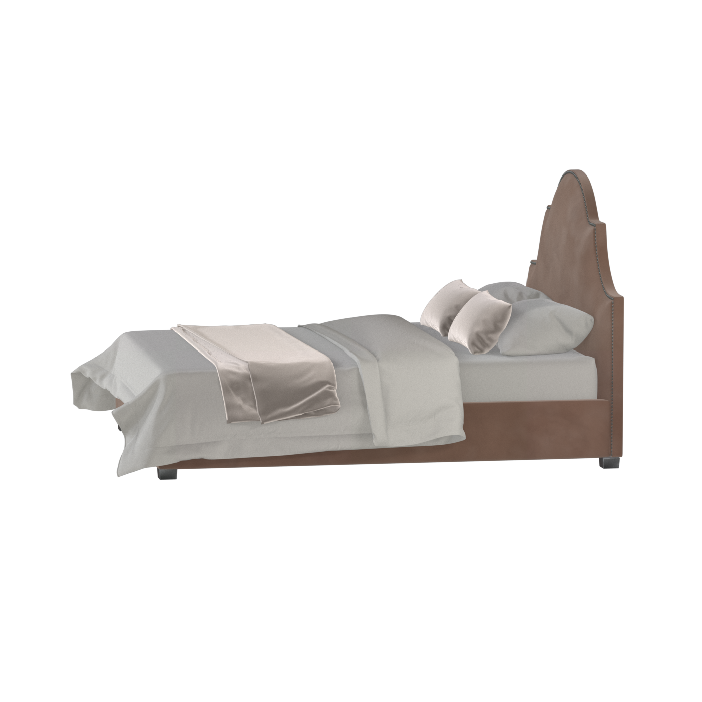 Ariana Double Bed with Elegant Headboard