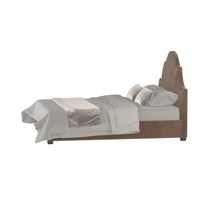 Ariana Double Bed with Elegant Headboard