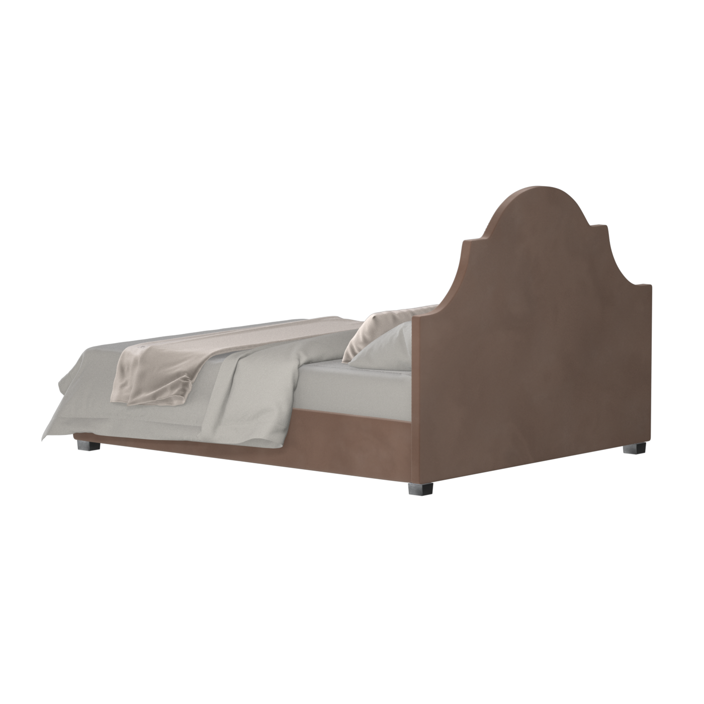 Ariana Double Bed with Elegant Headboard