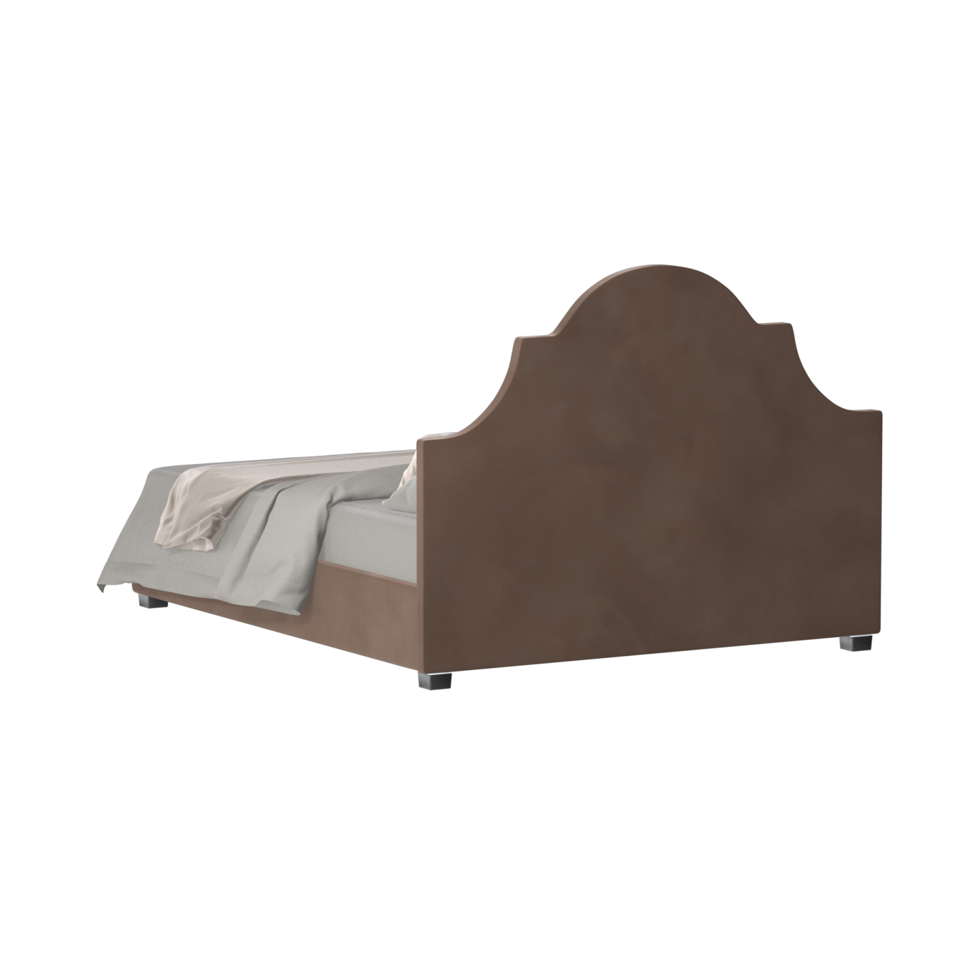 Ariana Double Bed with Elegant Headboard