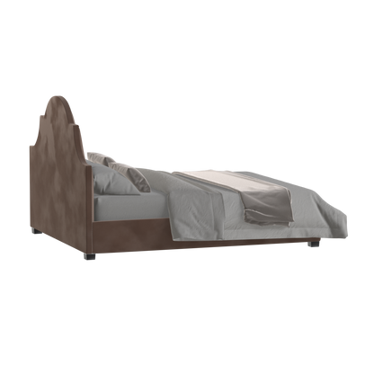 Ariana Double Bed with Elegant Headboard