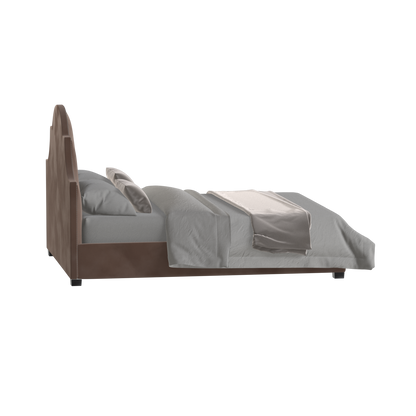 Ariana Double Bed with Elegant Headboard