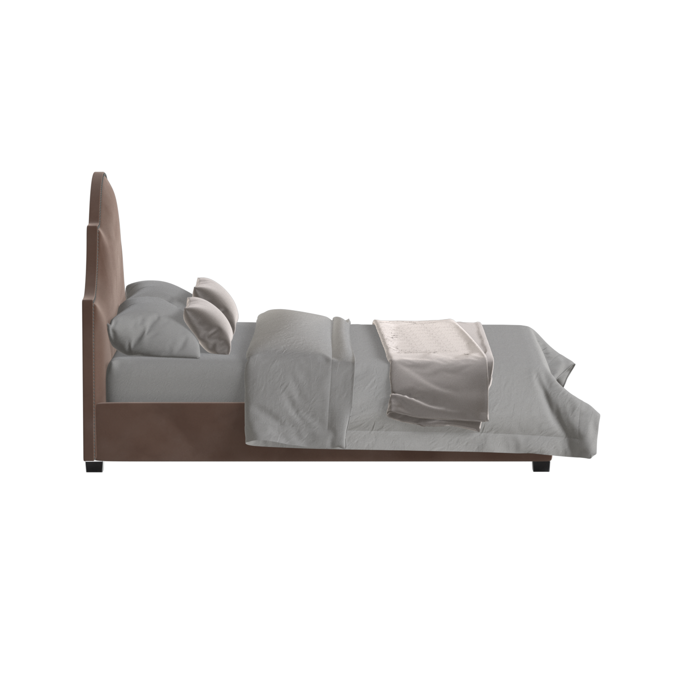 Ariana Double Bed with Elegant Headboard