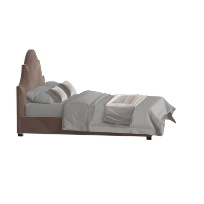 Ariana Double Bed with Elegant Headboard