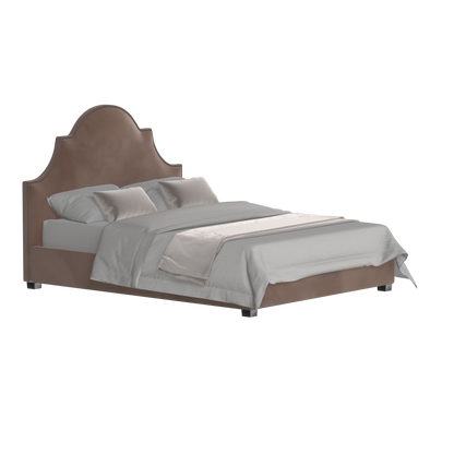 Ariana Double Bed with Elegant Headboard