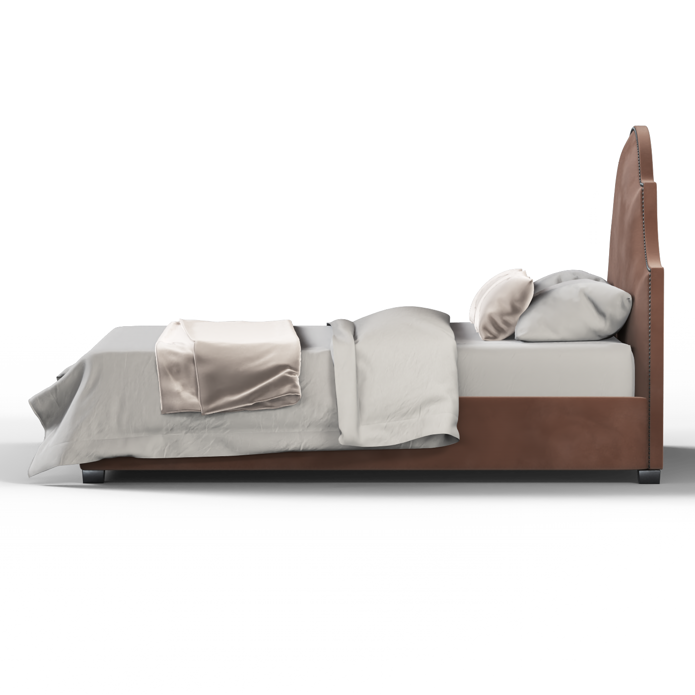Ariana Double Bed with Elegant Headboard