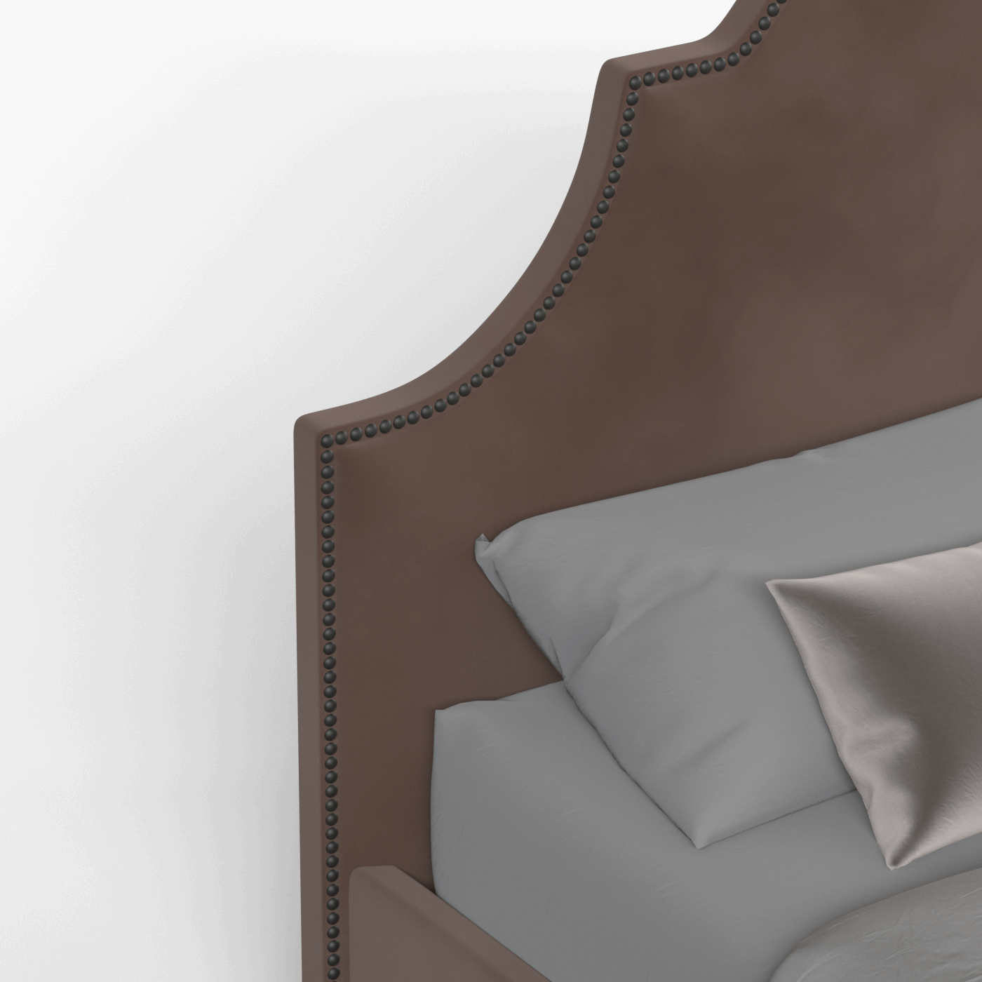 Ariana Double Bed with Elegant Headboard