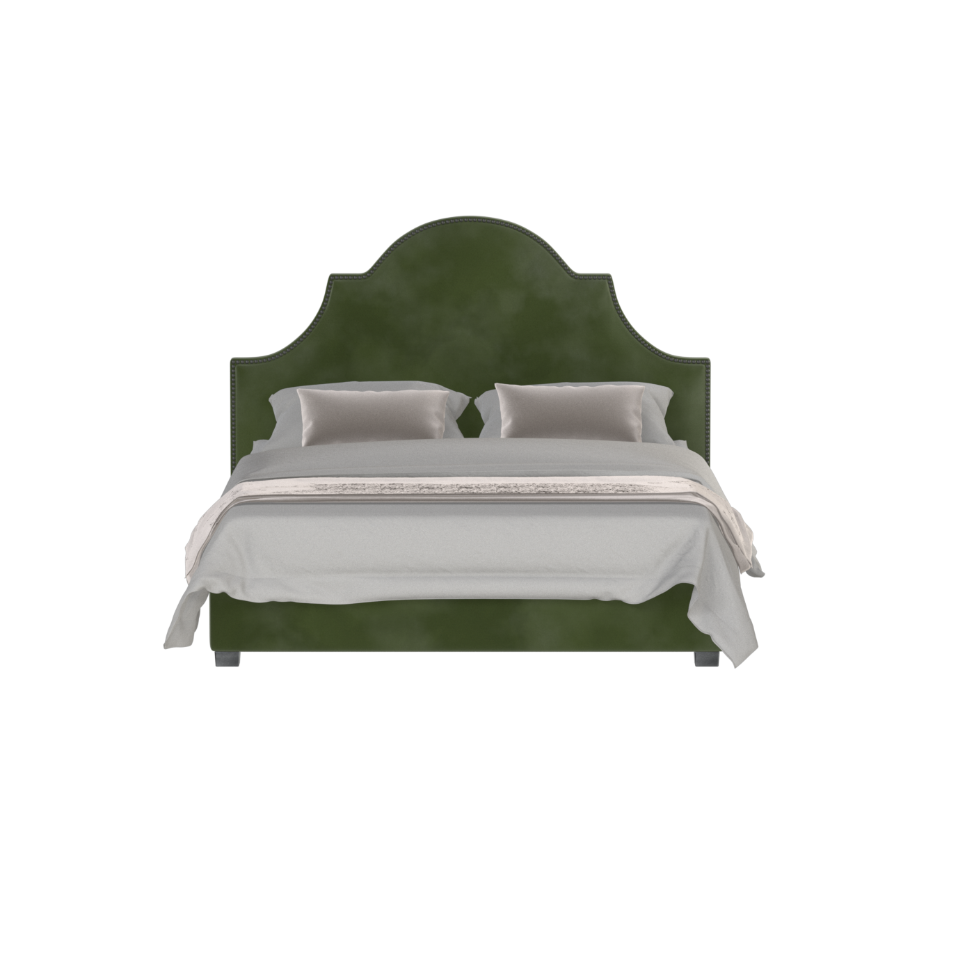 Ariana Double Bed with Elegant Headboard