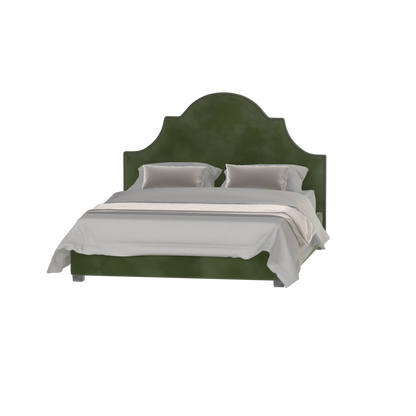 Ariana Double Bed with Elegant Headboard