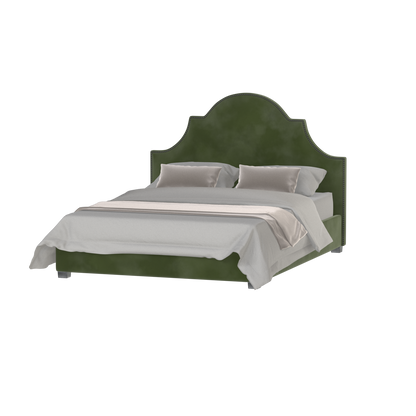 Ariana Double Bed with Elegant Headboard