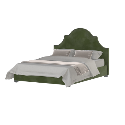 Ariana Double Bed with Elegant Headboard