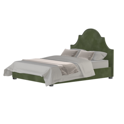 Ariana Double Bed with Elegant Headboard