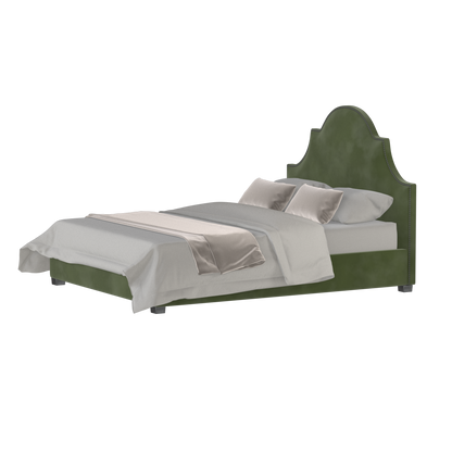 Ariana Double Bed with Elegant Headboard