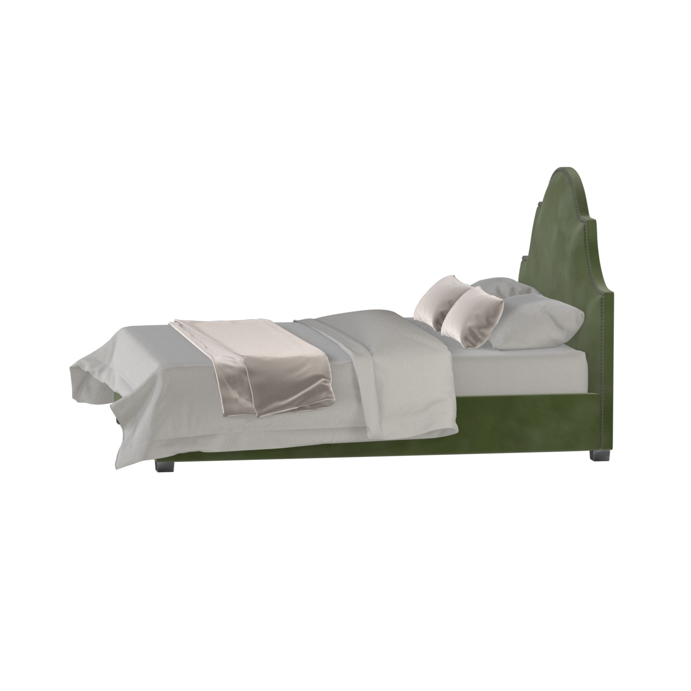 Ariana Double Bed with Elegant Headboard