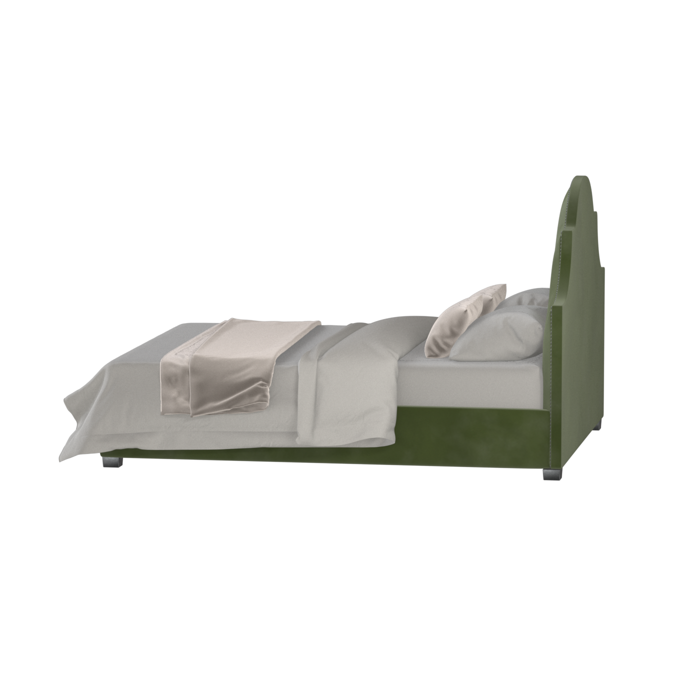Ariana Double Bed with Elegant Headboard