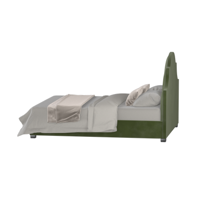 Ariana Double Bed with Elegant Headboard