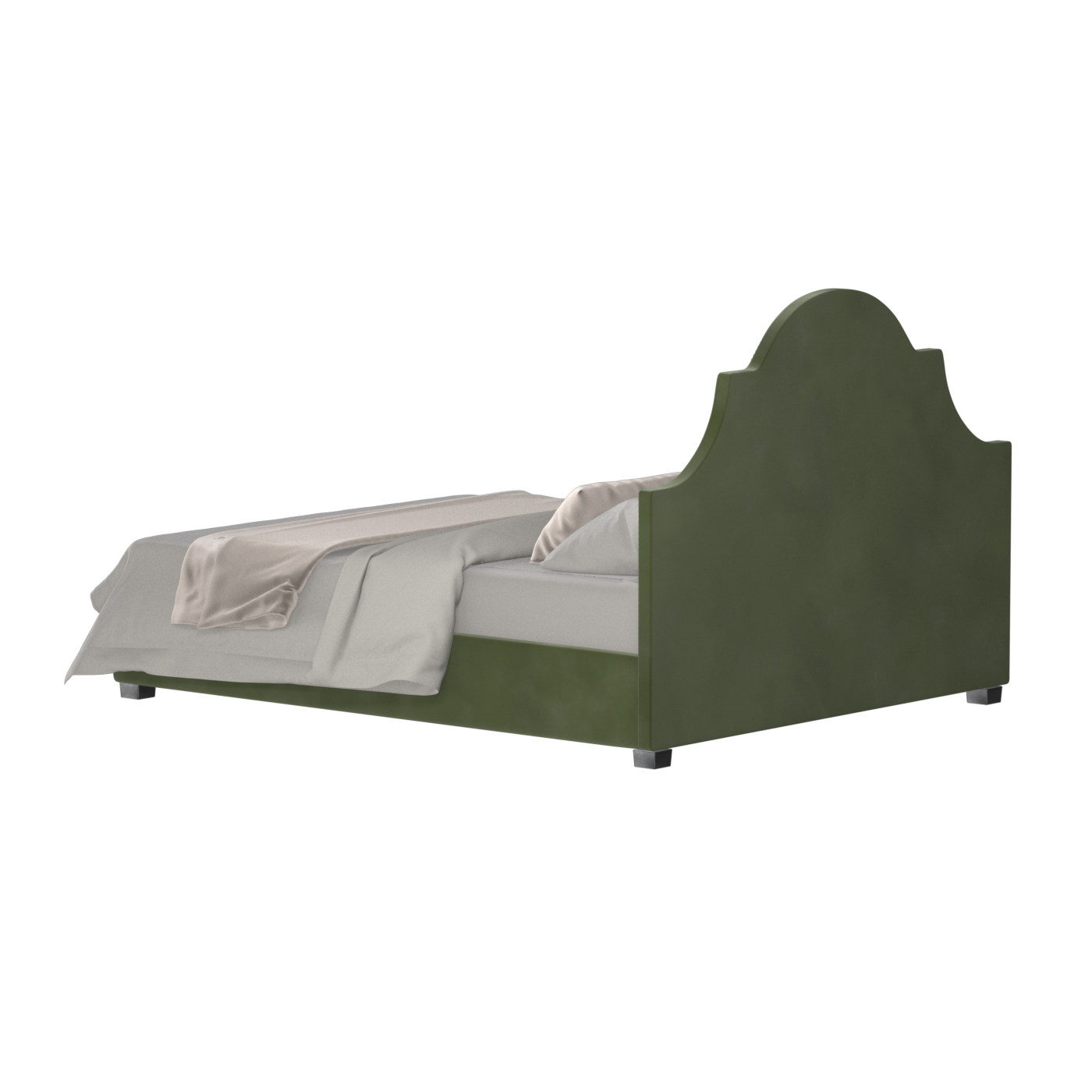 Ariana Double Bed with Elegant Headboard