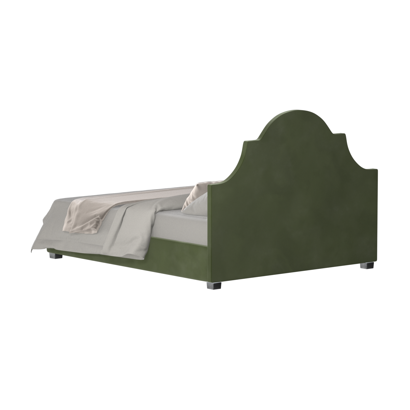 Ariana Double Bed with Elegant Headboard
