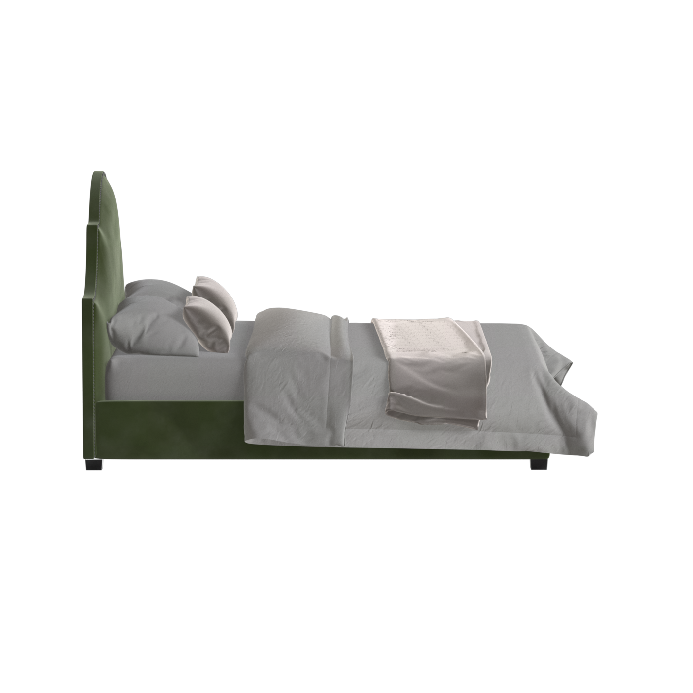 Ariana Double Bed with Elegant Headboard