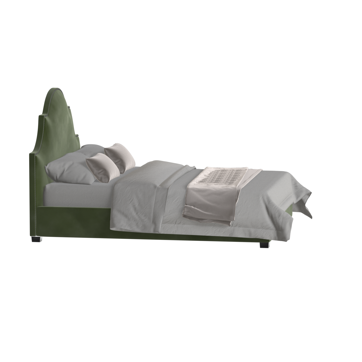 Ariana Double Bed with Elegant Headboard