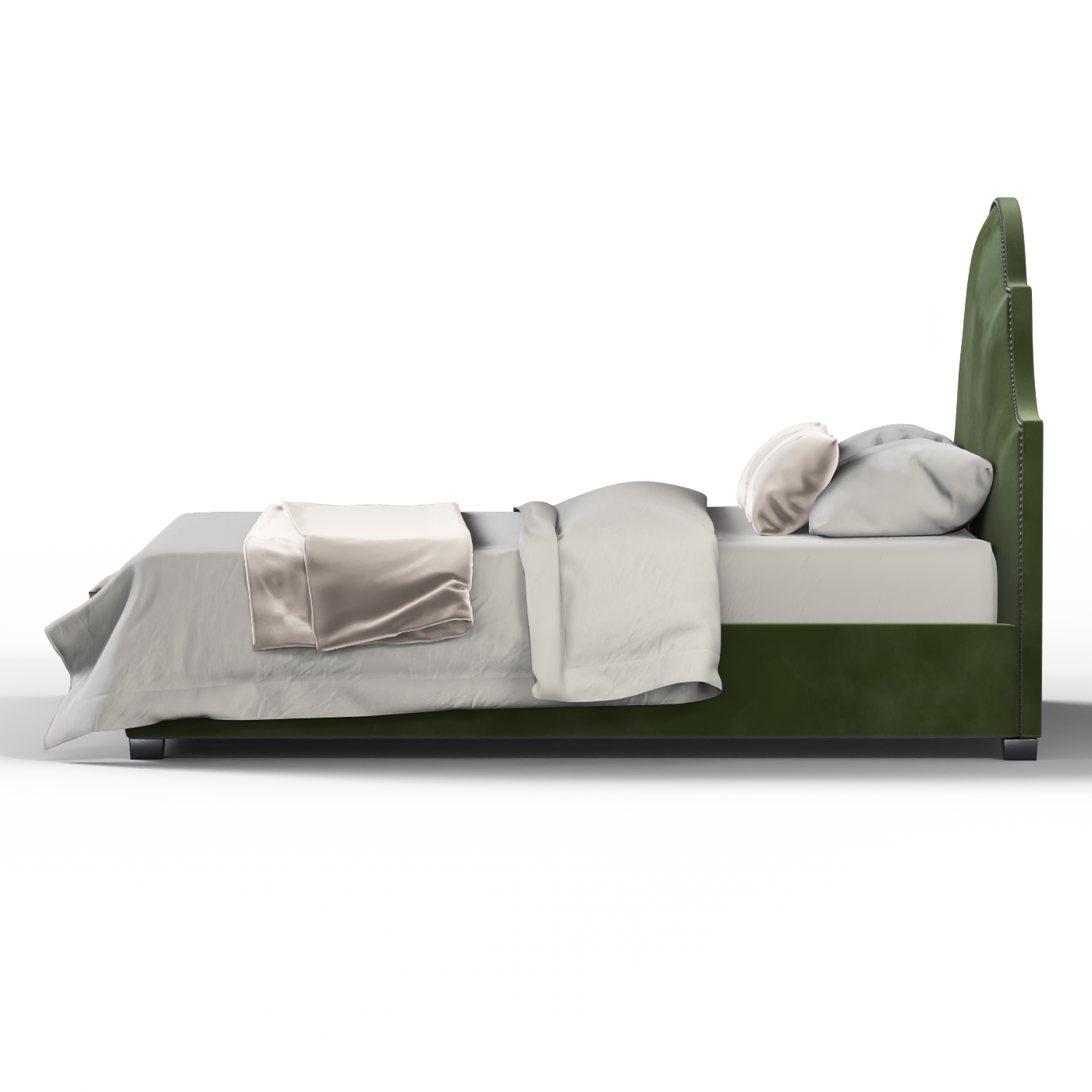 Ariana Double Bed with Elegant Headboard