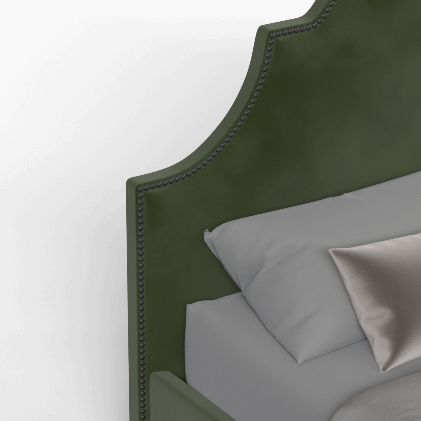 Ariana Double Bed with Elegant Headboard