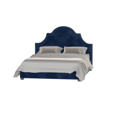 Ariana Double Bed with Elegant Headboard