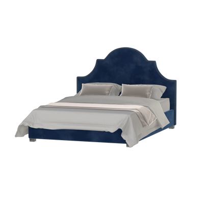 Ariana Double Bed with Elegant Headboard