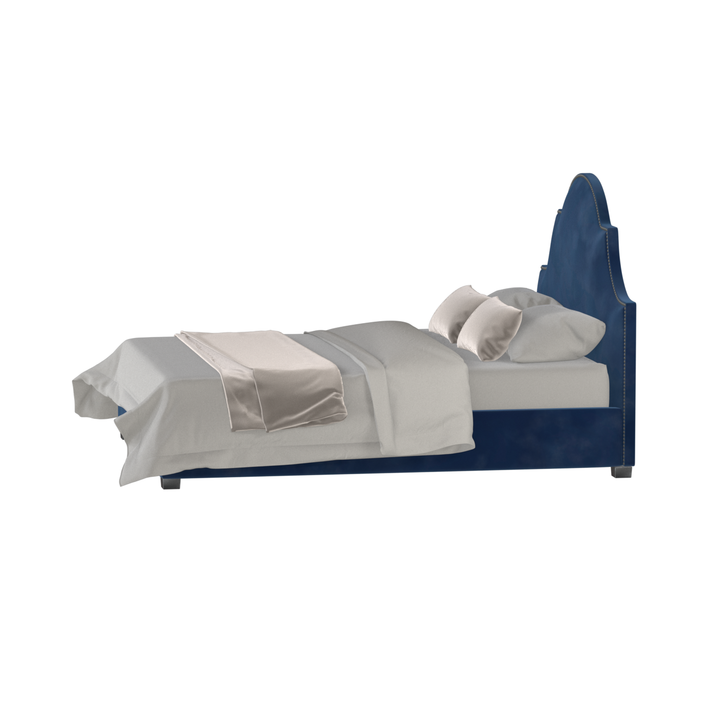 Ariana Double Bed with Elegant Headboard