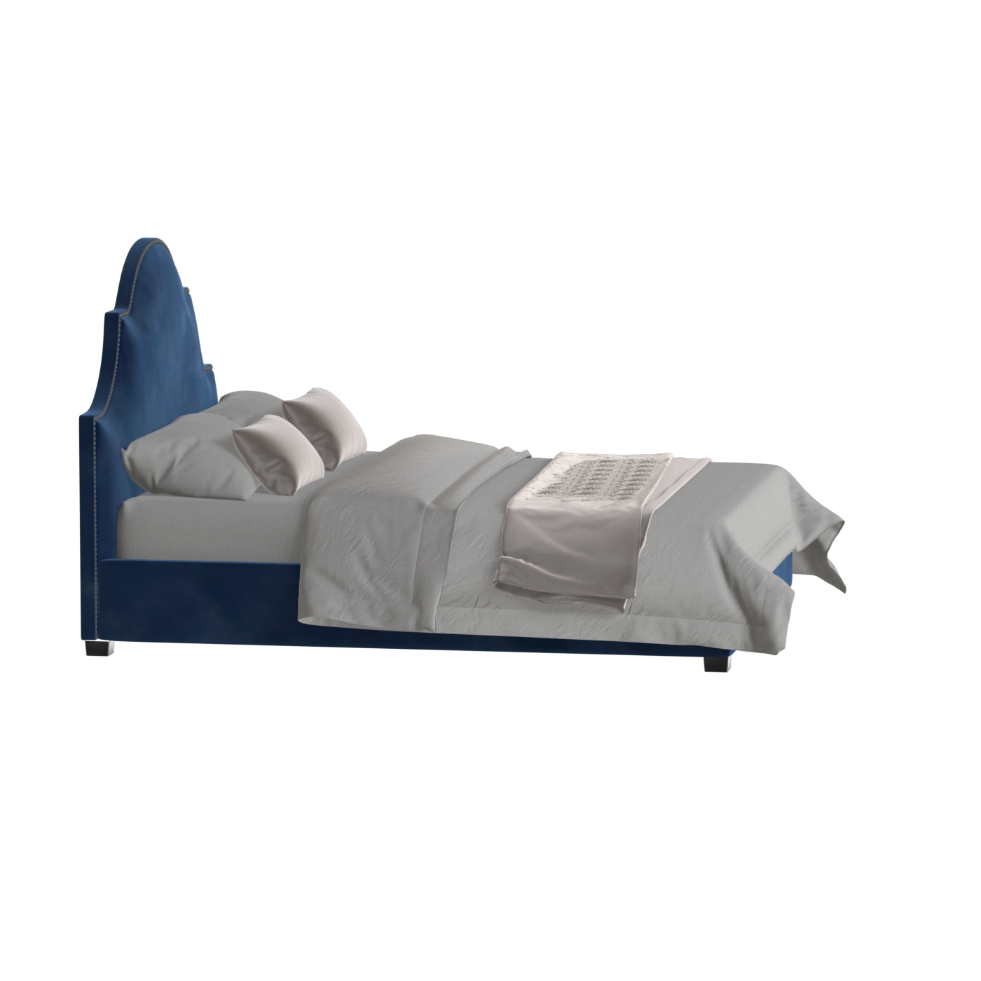 Ariana Double Bed with Elegant Headboard