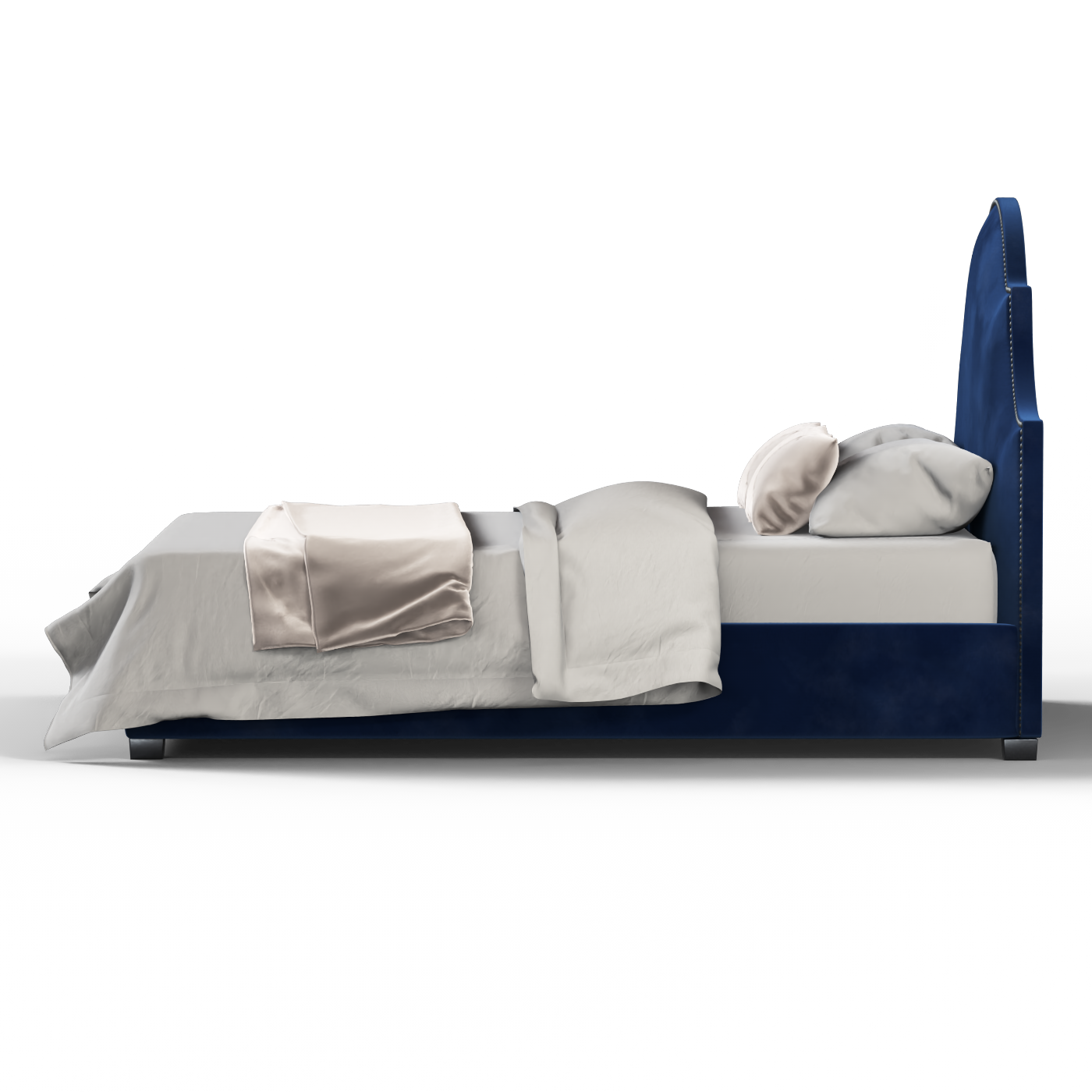 Ariana Double Bed with Elegant Headboard