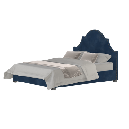 Ariana Double Bed with Elegant Headboard