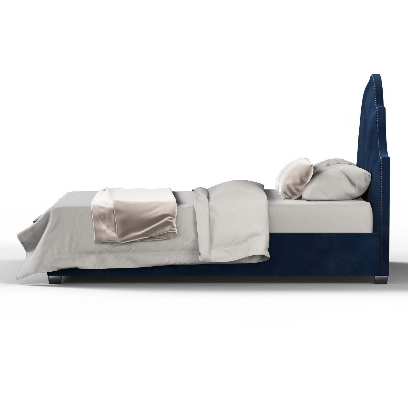 Ariana Double Bed with Elegant Headboard