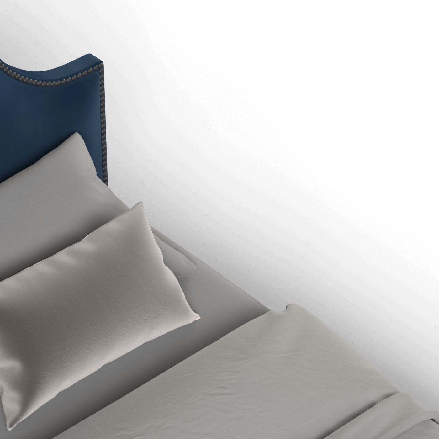 Ariana Double Bed with Elegant Headboard