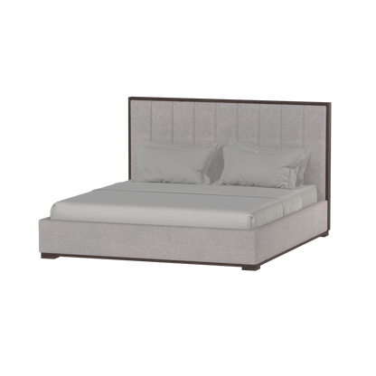 Ava Bed with Framed Vertical Headboard Panels