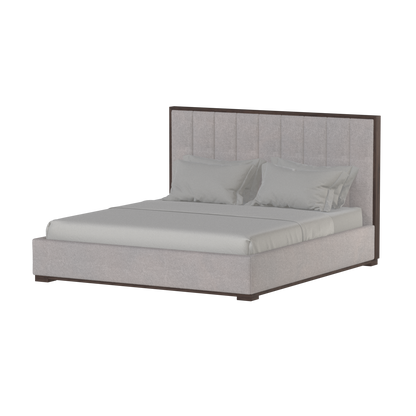 Ava Bed with Framed Vertical Headboard Panels